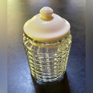 🔥Textured Lidded Glass Jar🔥